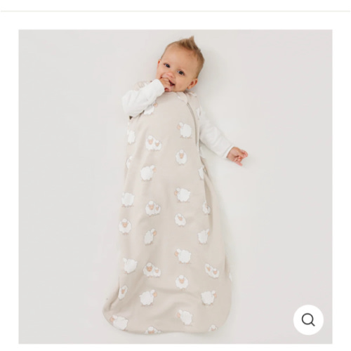 4 Season® Classic Baby Sleeping Bag, Merino Wool & Organic Cotton, Sheep