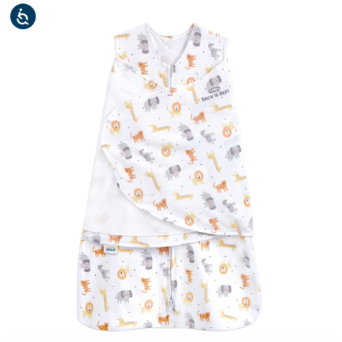 Jungle Print Cotton Swaddle | HALO
