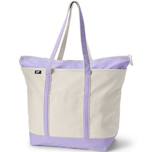 XL Zip Top Tote | Lands' End
