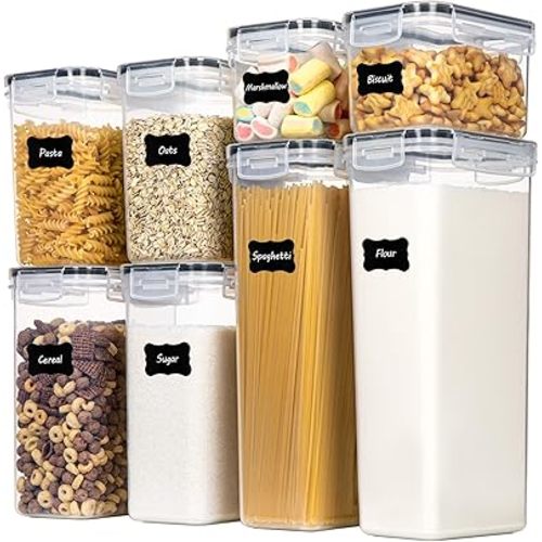 Airtight Food Storage Containers with Lids, 8 PCS