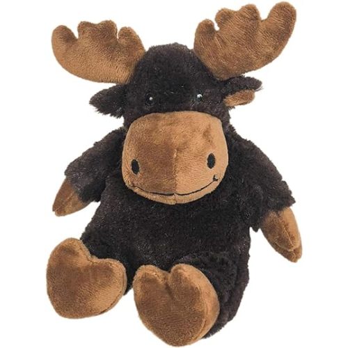 warmies Junior Moose Microwavable, Hot or Cold for Cool Relaxation and Warm Relief, Lavender Scented Cozy Plush Animal