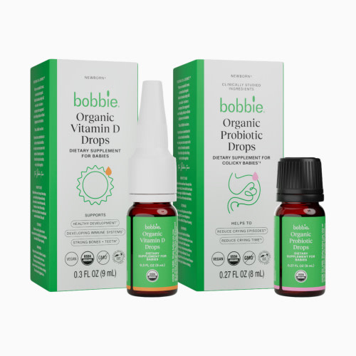 Bobbie Boosties Bundle - Organic Vitamin D and Probiotic Drops