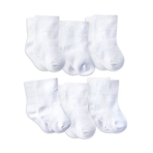 Gerber Baby Boys & Girls Jersey Socks, 6 Pack (Newborn-6M)