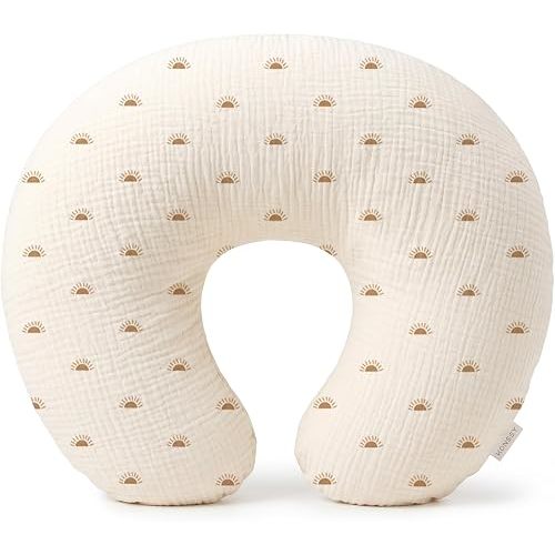 Konssy Muslin Nursing Pillow Covers, Soft Cover for Breastfeeding Pillows