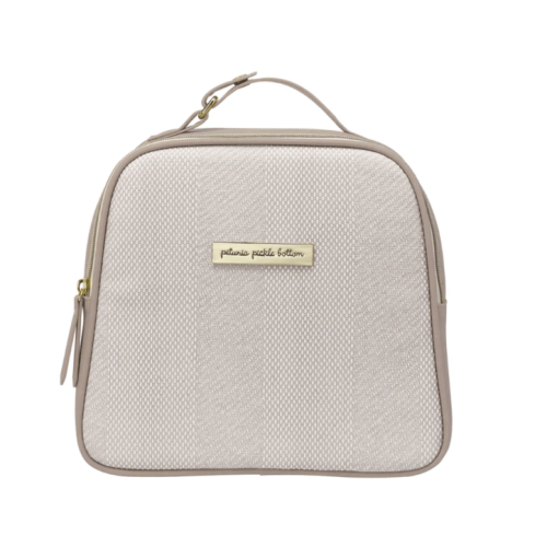 Tandem Bottle & Lunch Tote in Grey Matte Cable Stitch