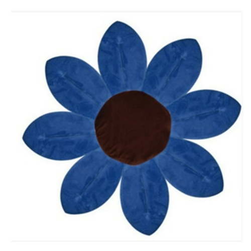 Baby Bath Blooming Flower Bathtub Foldable Shaped Mat Skin Bath Mat Portable Bath Soft Seat