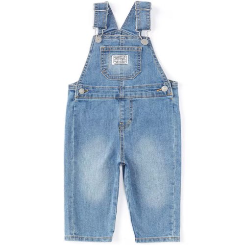 Levi's® Baby Stretch Denim Overalls 9M