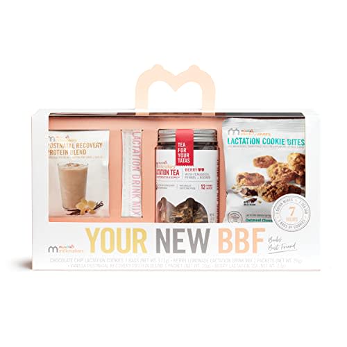 Munchkin® Milkmakers® Lactation Sampler Gift Set, Includes Cookie Bites, Drink Mix, Protein Blend and Tea