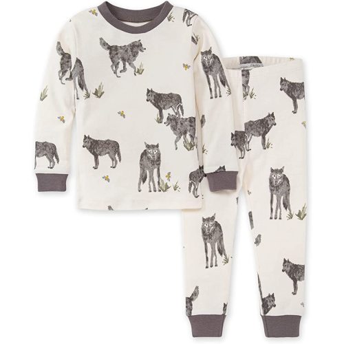 Burt's Bees Baby Baby Boys' Pajamas, Tee and Pant 2-Piece Pj Set, 100% Organic Cotton