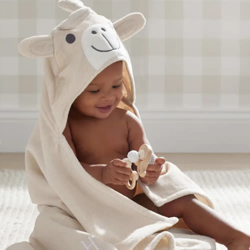 Baby Character Hooded Towel - Giraffe