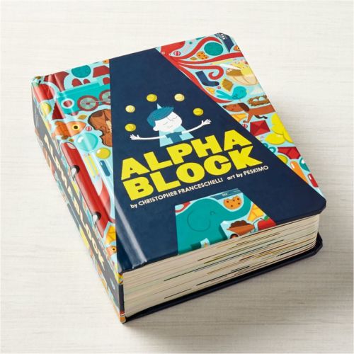 Alpha Block Baby Board Book by Christopher Franceschelli