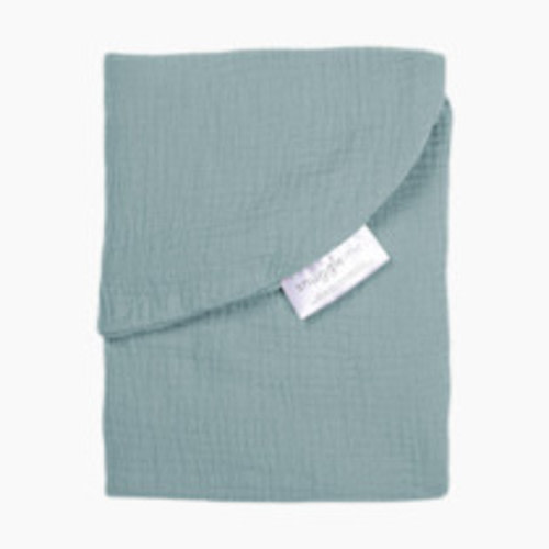 Snuggle Me Organic Lounger Curve Muslin Cover - Slate