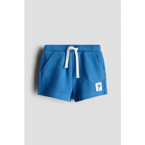 WAFFLED COTTON SHORTS