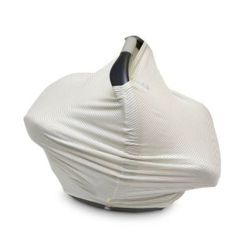 GoldBug 5-in-1 Car Seat and Nursing Cover - Multi Use Cover for Baby - Gray Stripe