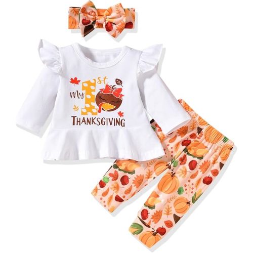 Aalizzwell Infant Baby Girls Christmas Outfit