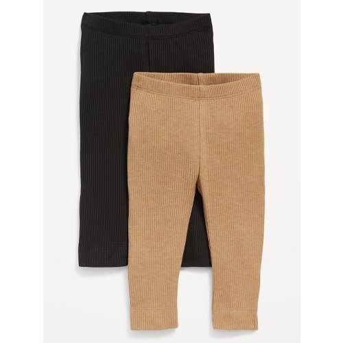 2-Pack Unisex Rib-Knit Leggings for Baby