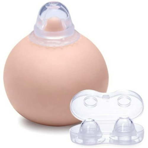 EASTIN Nipplesuckers Nipple Corrector for Flat Inverted Nipples for Breastfeeding Mother or Women Silicone with Clear Case Nipple Corrector for Flat or Inverted Nipples(1 Pair)