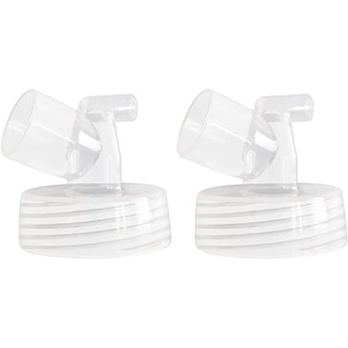 Spectra Wide Mouth Connector (2pcs) | Premium Quality Base Connectors for Spectra Breast Pump | Set of 2 Widemouth Connectors 100% Compatible with Spectra S1, Spectra S2, Spectra 9 Plus