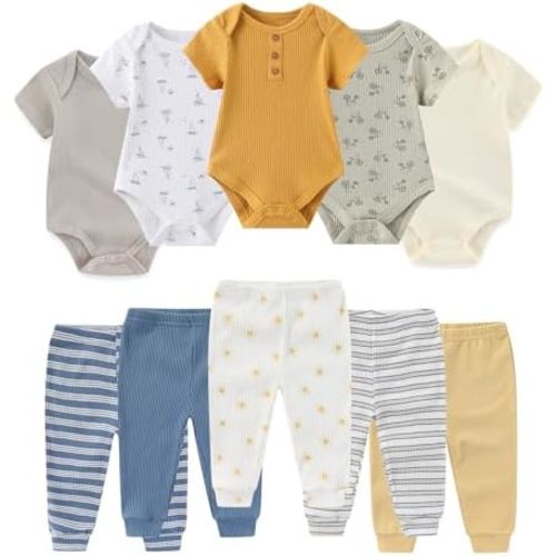 Baby Bodysuit and Pant Set 0-3months