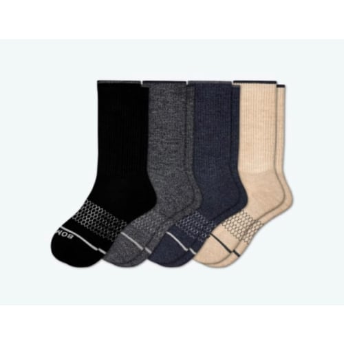 Men's Merino Wool Calf Sock 4-Pack