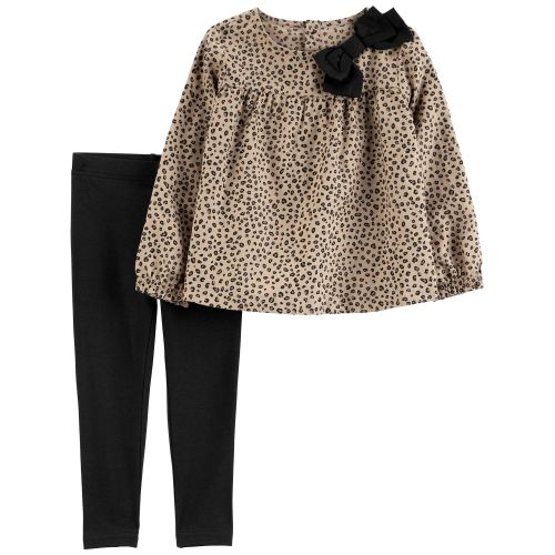 Baby 2-Piece Leopard Top & Legging Set
