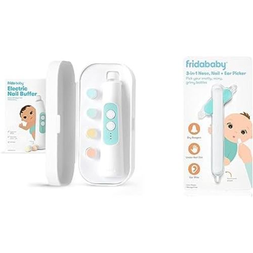 Frida White Baby 3 in 1 Nose, Nail & Ear Picker (2 ct)