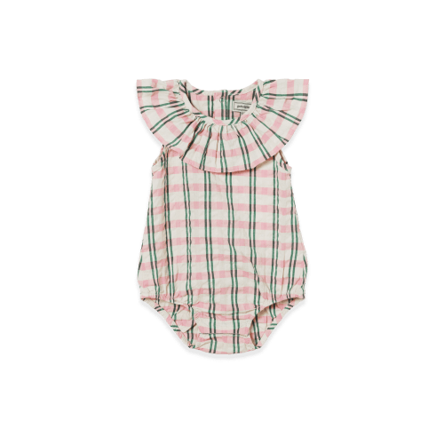 Seersucker Collar Romper – Garbo&Friends
