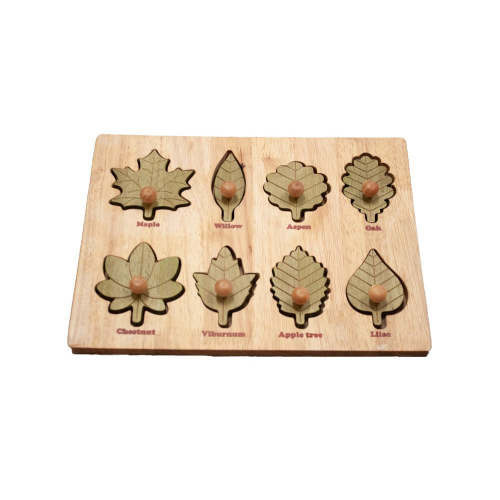 Wooden Leaf Puzzle