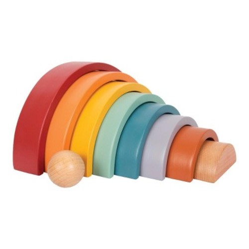 Small Foot Wooden Rainbow Building Blocks