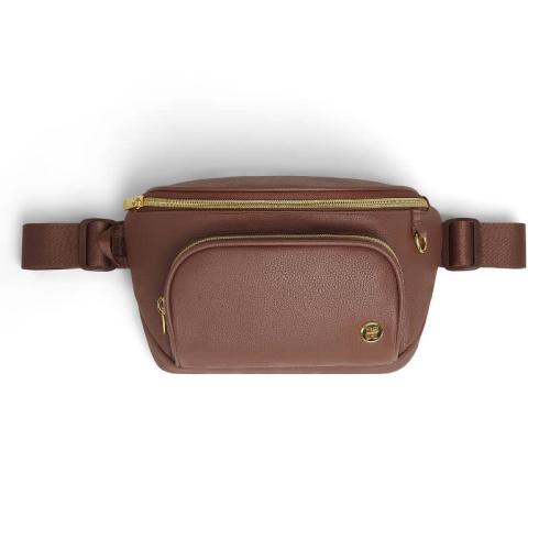 Cross Body Diaper Bag - Cognac Leather