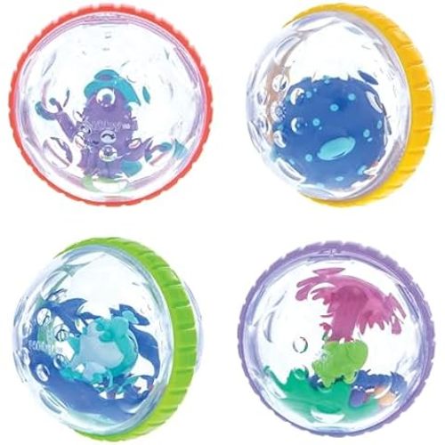 Munchkin® Float & Play Bubbles™ Baby and Toddler Bath Toy, 4 Count