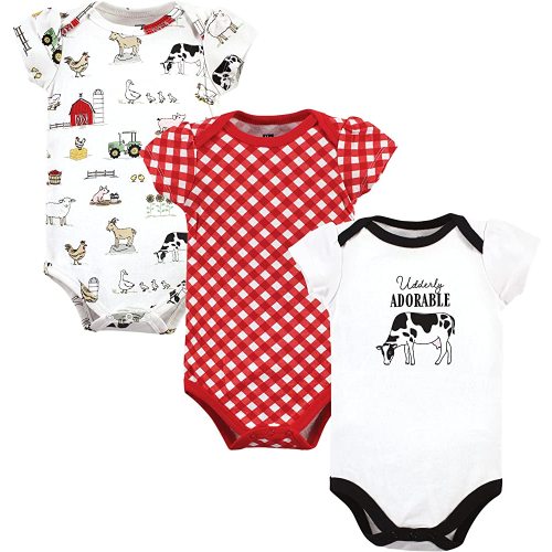 Hudson Baby Baby Cotton Bodysuits