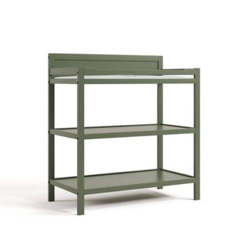 Storkcraft Alpine Changing Table With Water-resistant Changing Pad - Olive