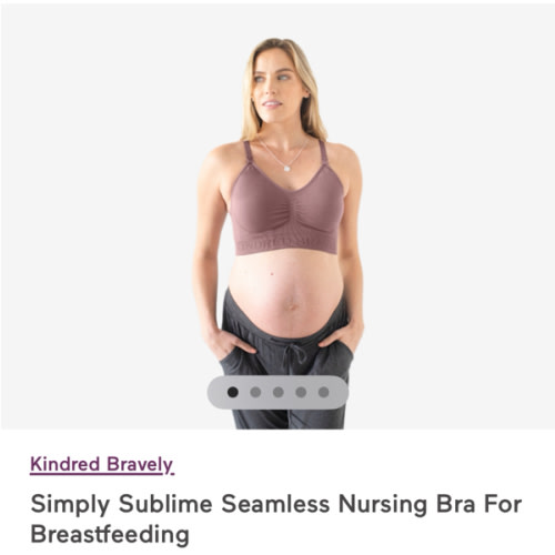Kindred Bravely Sublime Seamless Nursing Bra | Wireless Maternity & Postpartum Bra