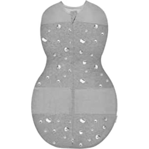 Amazon.com: Happiest Baby Sleepea 5-Second Swaddle - 100% Organic Cotton Baby Swaddle Blanket - Doctor Designed Promotes Healthy Hip Development (Graphite Planets, Large) : Baby