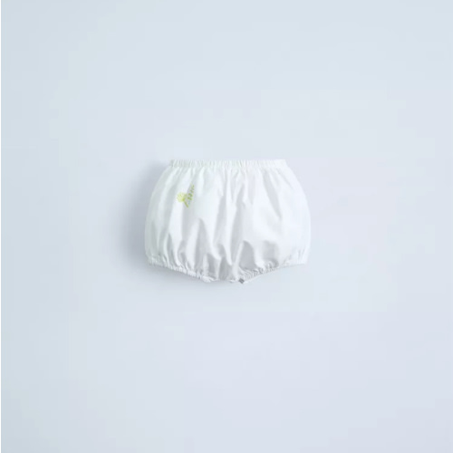EMBROIDERED BLOOMERS - White | ZARA United States