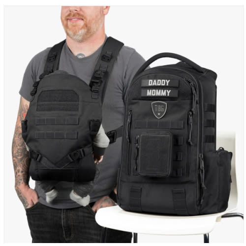 Daypack Diaper Bag + Baby Carrier Bundle by Tactical Baby Gear