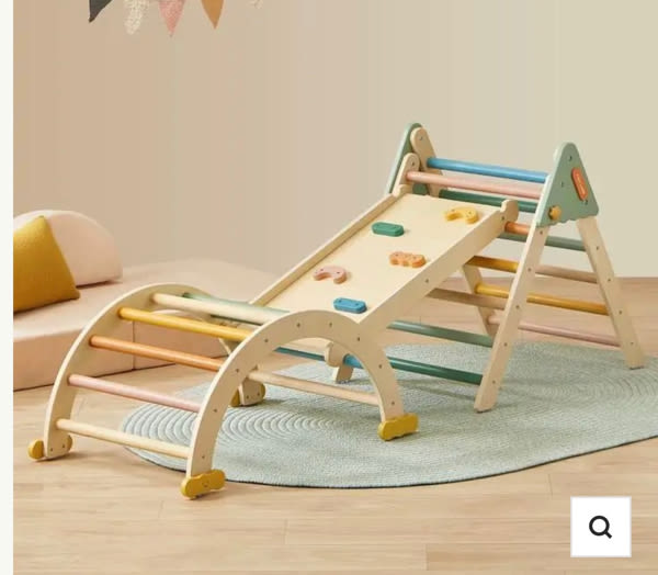 Tiny Land® 7-in-1 Morandi Pikler Triangle Set