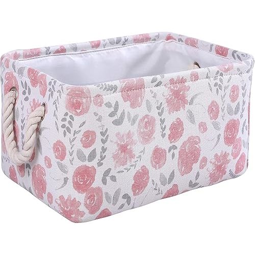 Rectangular Storage Basket Collapsible Organizer Bin Waterproof Toy Box for Organizing Home/Dorm/Kitchen/Pet/Office/Closet/Shelf/Gift Baskets
