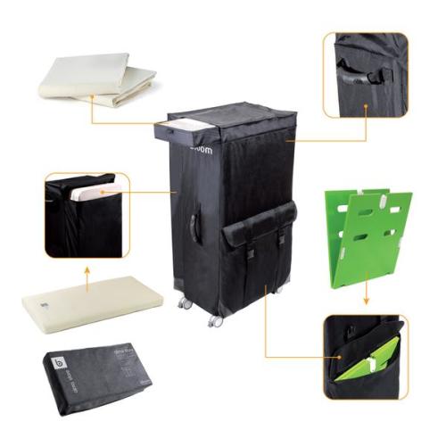 Alma Mini crib storage – bloom