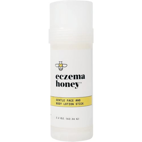 ECZEMA HONEY Gentle Face & Body Lotion Stick - Moisturizing Colloidal Oatmeal Hand Cream for Extremely Dry Skin - Eczema Lotion Helps Psoriasis, Dermatitis & More (2.2 Oz)