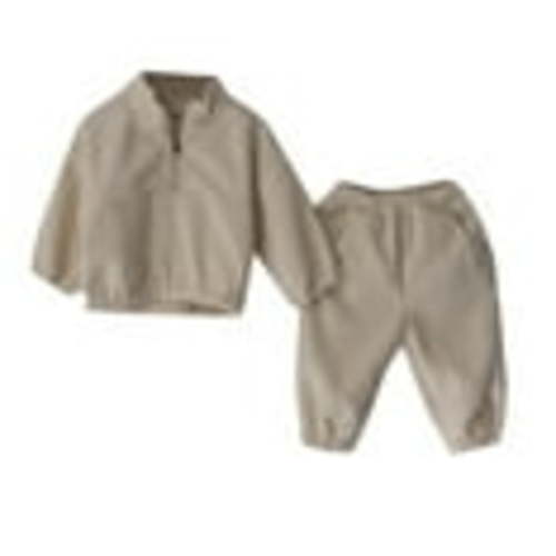 Huowey Baby Boys Girls Clothes Hoodies Zipper Sweatshirt + Trouser Casual 2Pcs Birthday Dailywear, 0-3 Months
