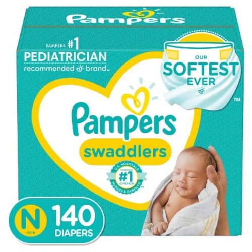 Pampers Swaddlers Disposable Diapers - (Select Size and Count)
