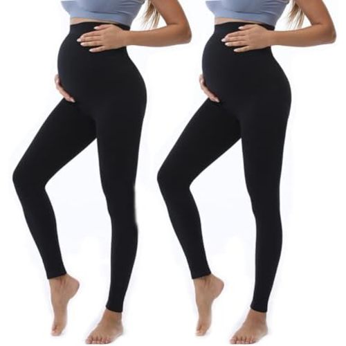 Lasora Maternity Leggings Lasora Pregnancy Leggings for Women Maternity Pants with Back Support