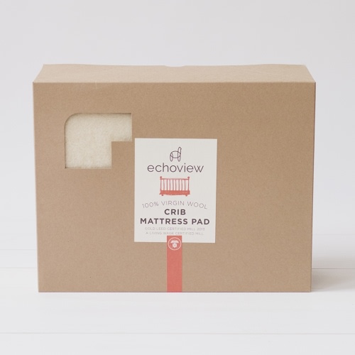 Echoview Wool Crib Mattress Pad