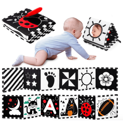 High Contrast Newborn Soft Book Toy