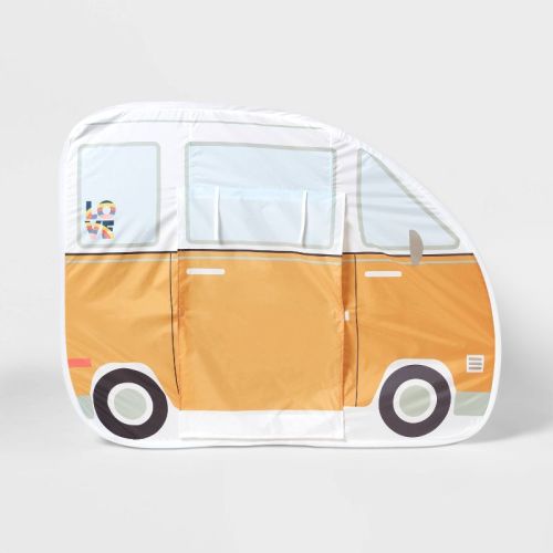 Kids' Van Playhouse - Pillowfort™: Polyester Teepee Tent, Fiberglass & Steel Frame, Ages 3+, 48" H X 60" W X 36" D
