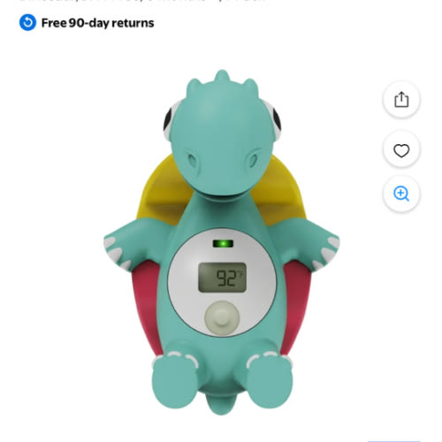 Dr. Brown's Clean Up Floating Baby Bath Thermometer, Green Dinosaur, BPA-Free, 0 months +, 1-Pack - Walmart.com
