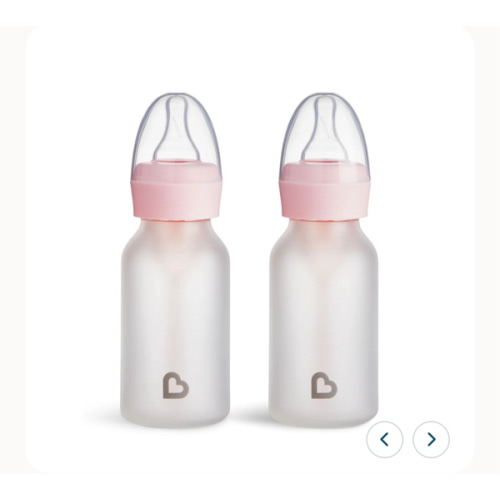 Bond™ Silicone Glass Bottle 4oz or 8oz, 2pk | Munchkin