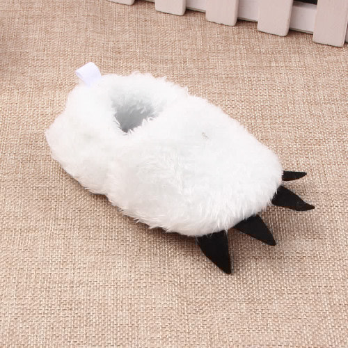 Baby Lovely Fleece Claw Prewalker Shoes
